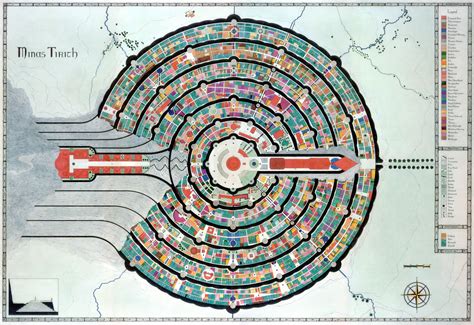 minis tirith|minas tirith map.